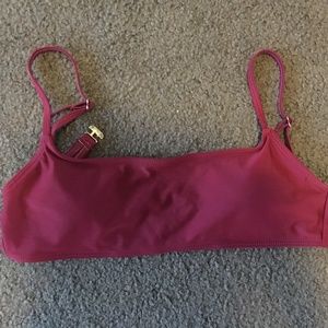 MAROON BIKINI TOP
